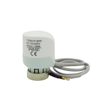 Normalt stängt termoelektriskt ställdon RZ-D11-230NC